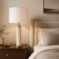 Carrara Marble-Effect Table Lamp