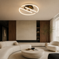 Halo Black, White & Brass CCT Ceiling Light