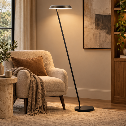 Aurelian Antique Brass CCT LED Floor Lamp