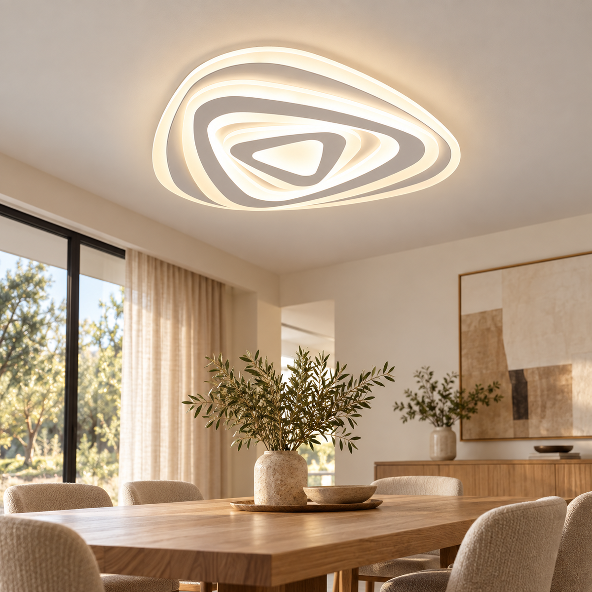 Crest 65W CCT LED Ceiling Light