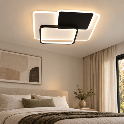 Contour Black & White CCT LED Ceiling Light