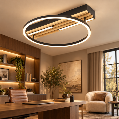 Frame Black Rectangular CCT LED Ceiling Light