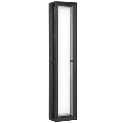 Monolith Black LED Outdoor Wall Light