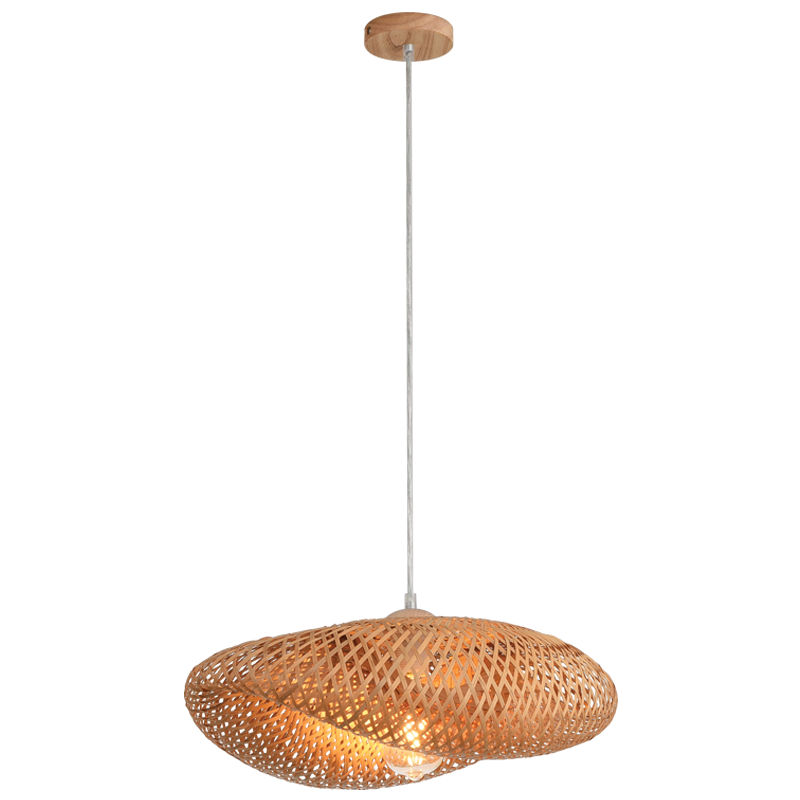 Sienna Natural Wood & Bamboo Pendant