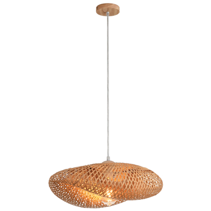 Sienna Natural Wood & Bamboo Pendant