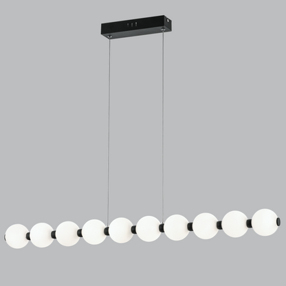 Meridian Sand Black Linear LED Pendant