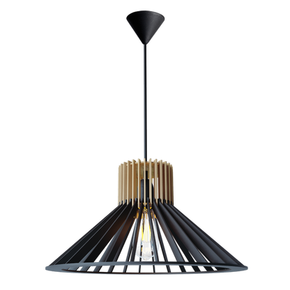 Kaia Bamboo & Wood Pendant
