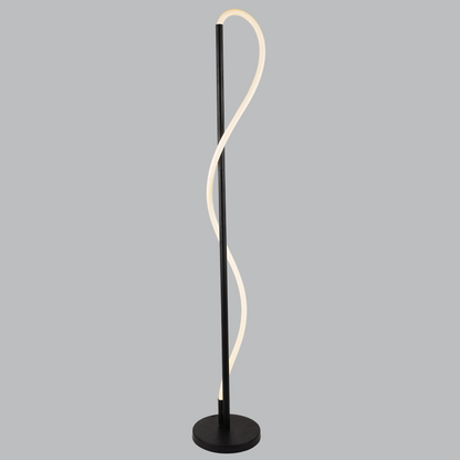 Flexa Woven Tube LED Floor Lamp with Remote