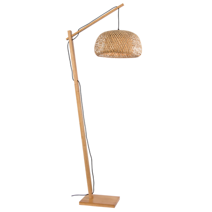 Sora Wood & Bamboo Floor Lamp