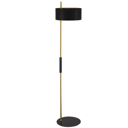 Noire black and gold floor lamp
