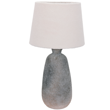 Terra Grey Stone Ceramic Table Lamp