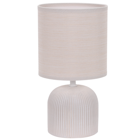 Rhea Ribbed Ceramic Table Lamp