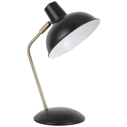 Pivot Black Adjustable-Head Table Lamp