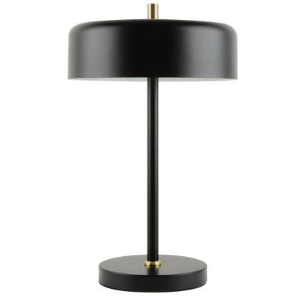 Serene Black Metal Table Lamp