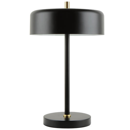 Serene Black Metal Table Lamp