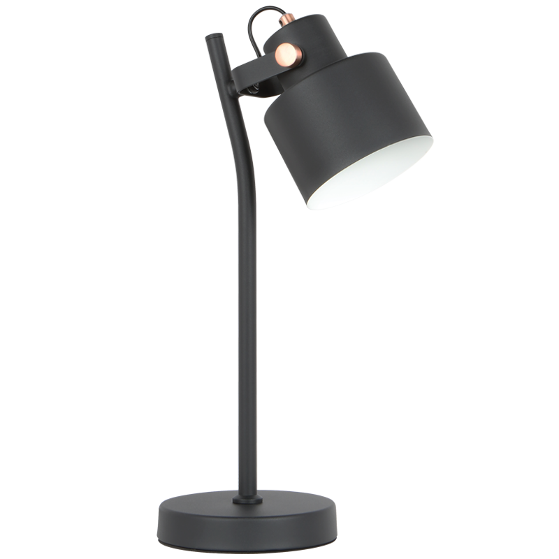 Copperline Sand Black & Copper Desk Lamp