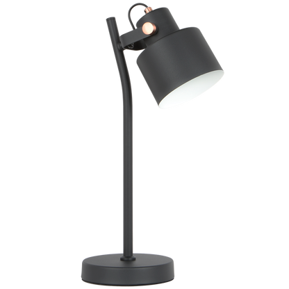 Copperline Sand Black & Copper Desk Lamp